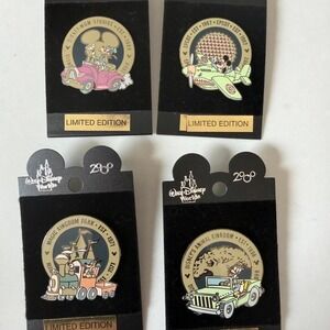 Disney WDW 2000 Complete 4 Park Limited Edition 7500 Trading Pin set